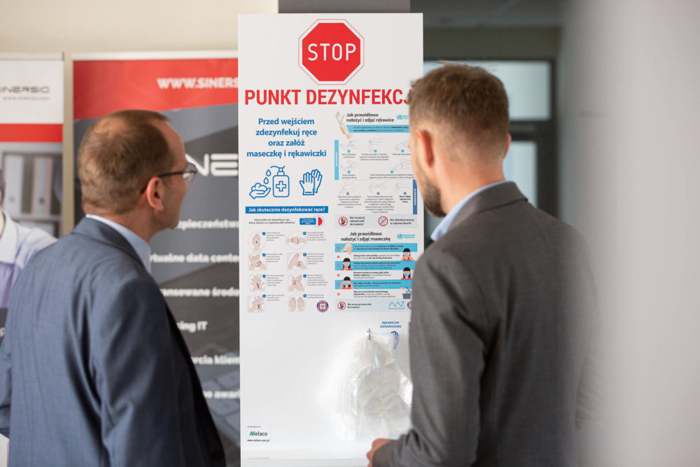 Stojak do dezynfekcji Melaco