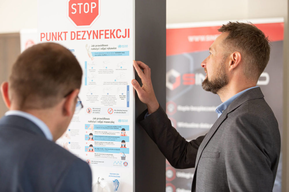 Stojak do dezynfekcji Melaco