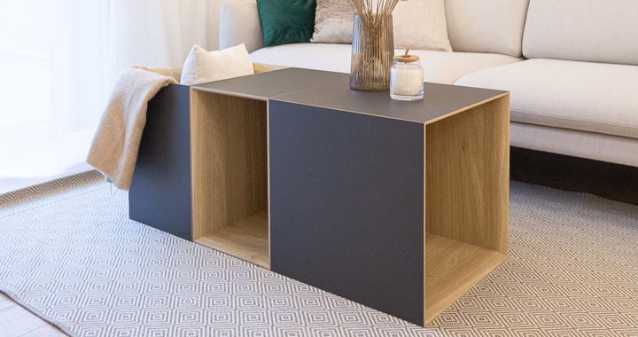 Opatentowana technologia Flick&Click™ - beznarzędziowy montaż mebli