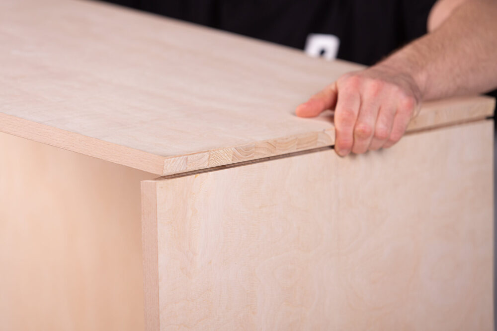 Meble kuchenne DIY na bazie stolarskiej płyty