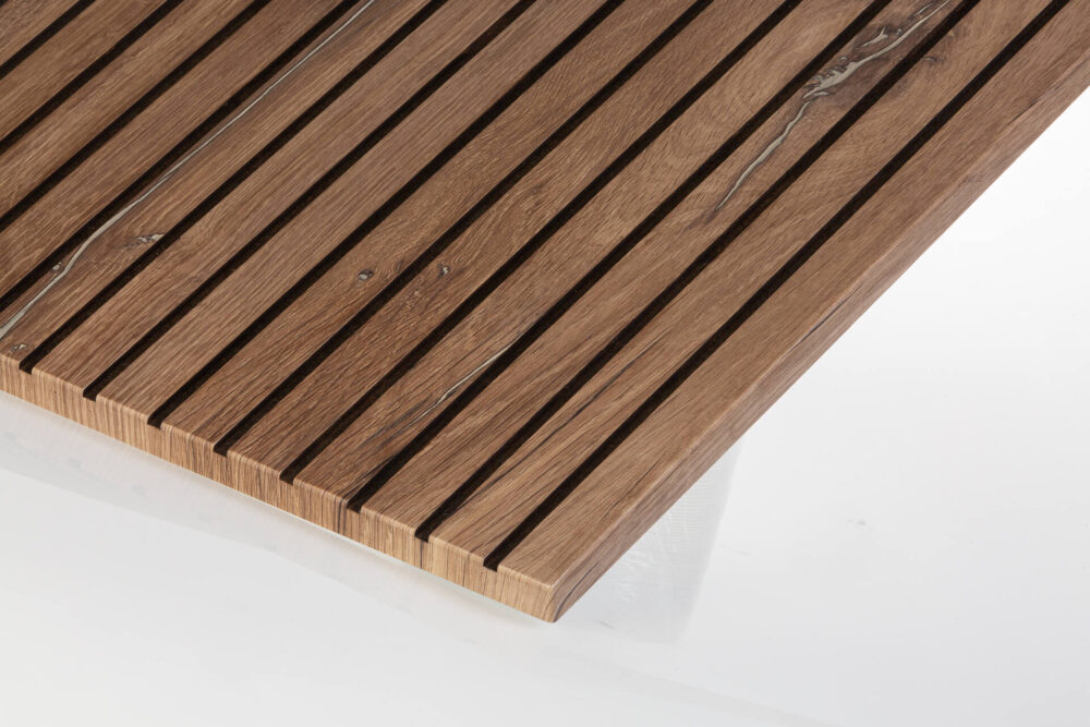 Fronty lamelowe MICRO MILLING™ vs na bazie płyty MDF barwionej w masie
