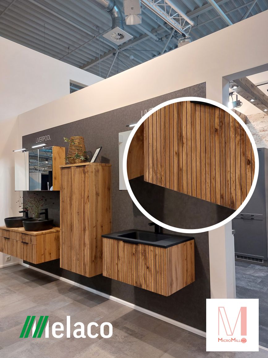 Fronty meblowe z efektem lameli w technologii Micro Milling™