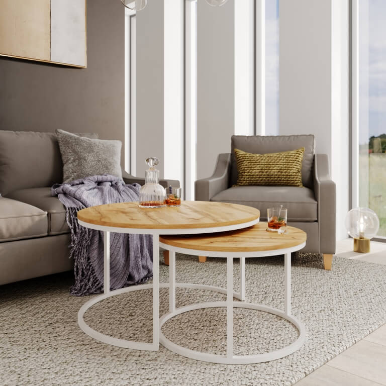 Stoły jadalniane i kawowe. Rozwiązania Melaco dla producentów