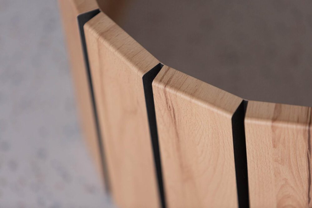 Obłe komponenty meblowe od Melaco